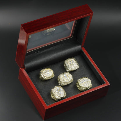 San Francisco Championship Ring Set – Football Championship Replica Rings Collection with Premium Wooden Display Box