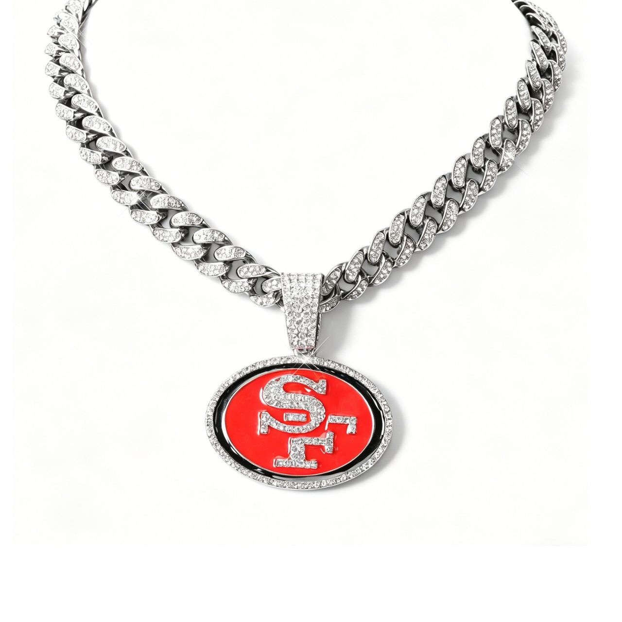 San Francisco Emblem Pendant Necklace – Hip Hop Gift for Fans