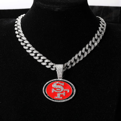 San Francisco Emblem Pendant Necklace – Hip Hop Gift for Fans