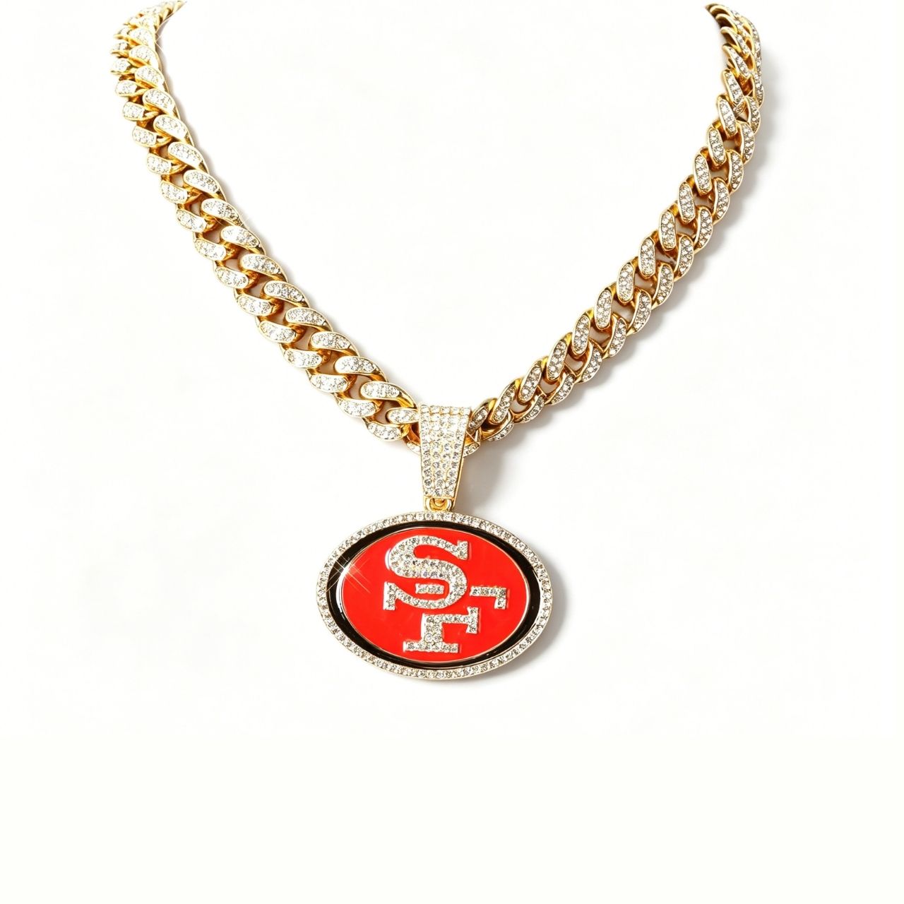 San Francisco Emblem Pendant Necklace – Hip Hop Gift for Fans
