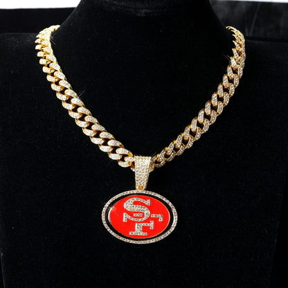 San Francisco Emblem Pendant Necklace – Hip Hop Gift for Fans