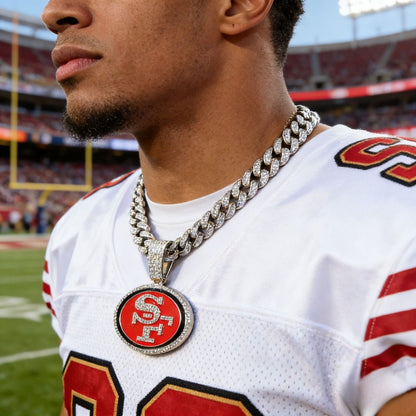 San Francisco Emblem Pendant Necklace – Hip Hop Gift for Fans