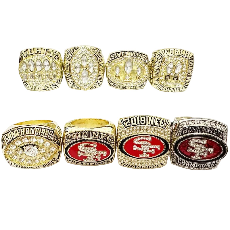 8-Piece San Francisco Championship Replica Ring Set