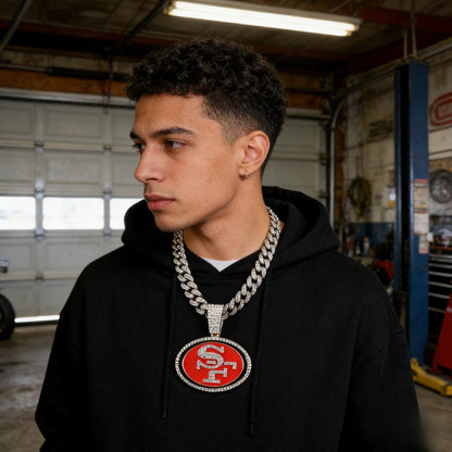 San Francisco Emblem Pendant Necklace – Hip Hop Gift for Fans