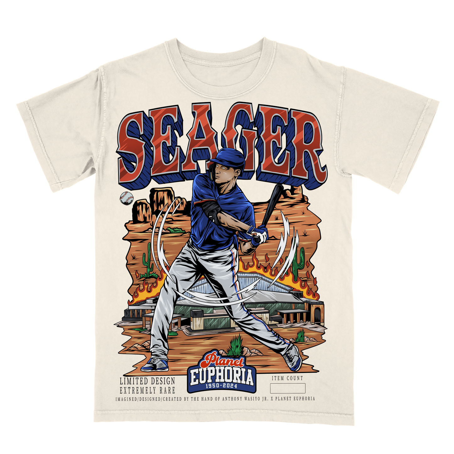 Corey Seager Limited Edition MLB Player Graphic T-Shirt
