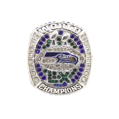 2025 Seattle Football Championship LX Ring – Kenneth Walker III MVP Collector's Memorabilia
