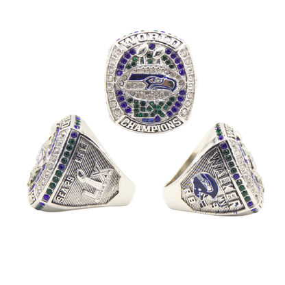2025 Seattle Football Championship LX Ring – Kenneth Walker III MVP Collector's Memorabilia