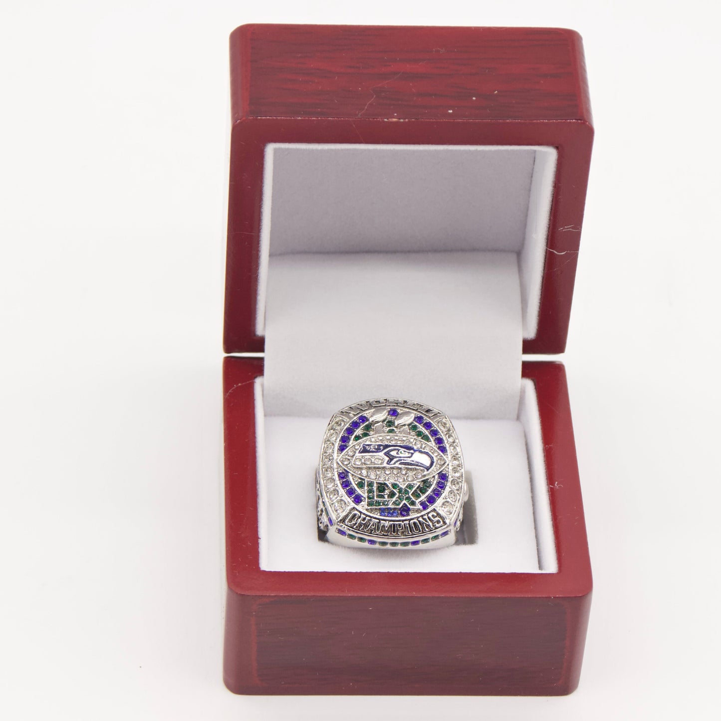 2025 Seattle Football Championship LX Ring – Kenneth Walker III MVP Collector's Memorabilia