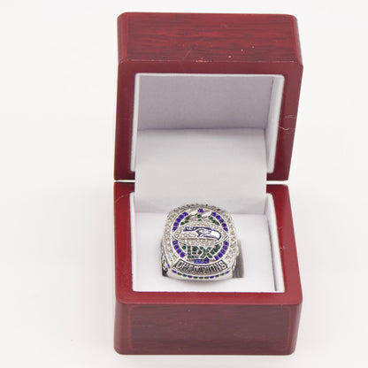 2025 Seattle Football Championship LX Ring – Kenneth Walker III MVP Collector's Memorabilia