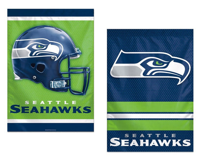 Seattle Seahawks Banner 2 Sided Double Design Flag