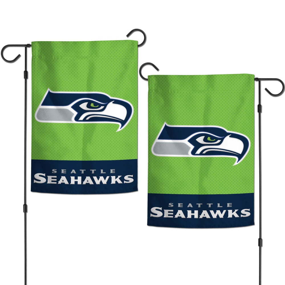 Seattle Seahawks Garden Flag Embroidered 2 Sided