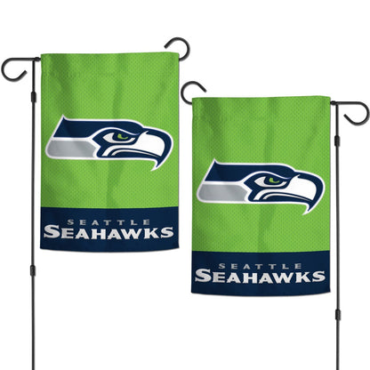 Seattle Seahawks Garden Flag Embroidered 2 Sided