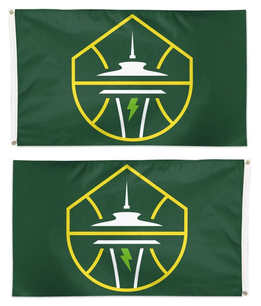 Seattle Storm Flag 3x5 Logo