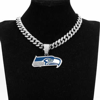 Seattle Emblem Pendant Necklace – Sparkling Gift for Seattle Lovers