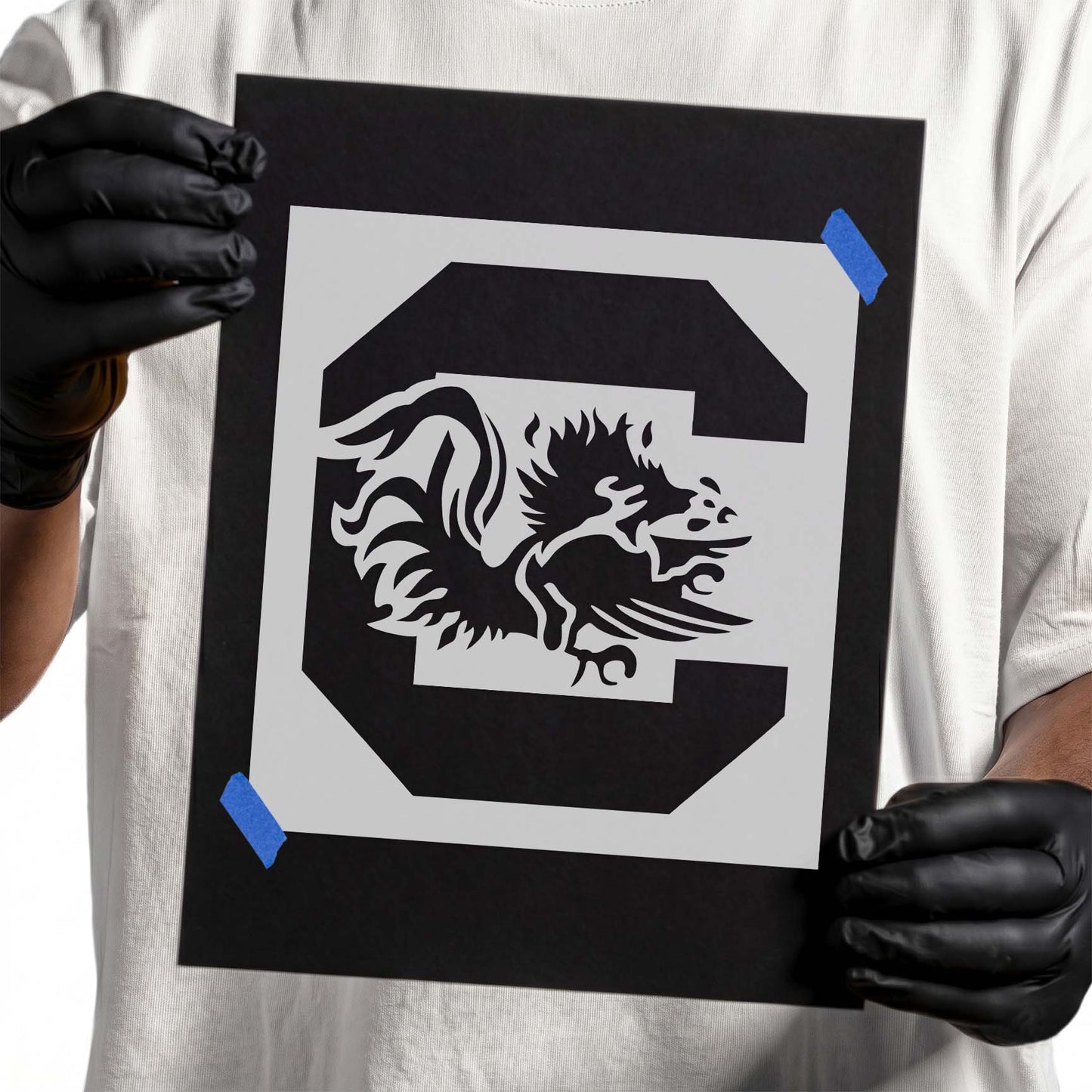 South Carolina Gamecocks Logo Stencil