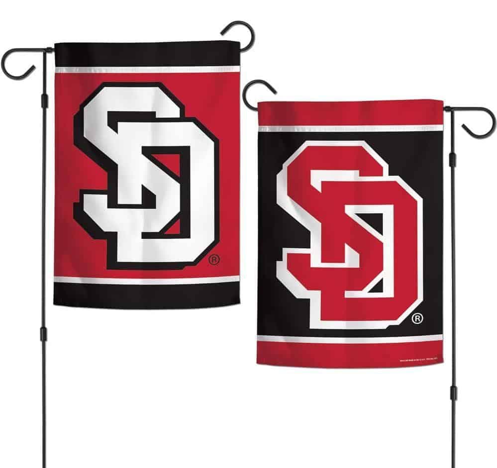 South Dakota Garden Flag 2 Sided SD Logo Coyotes