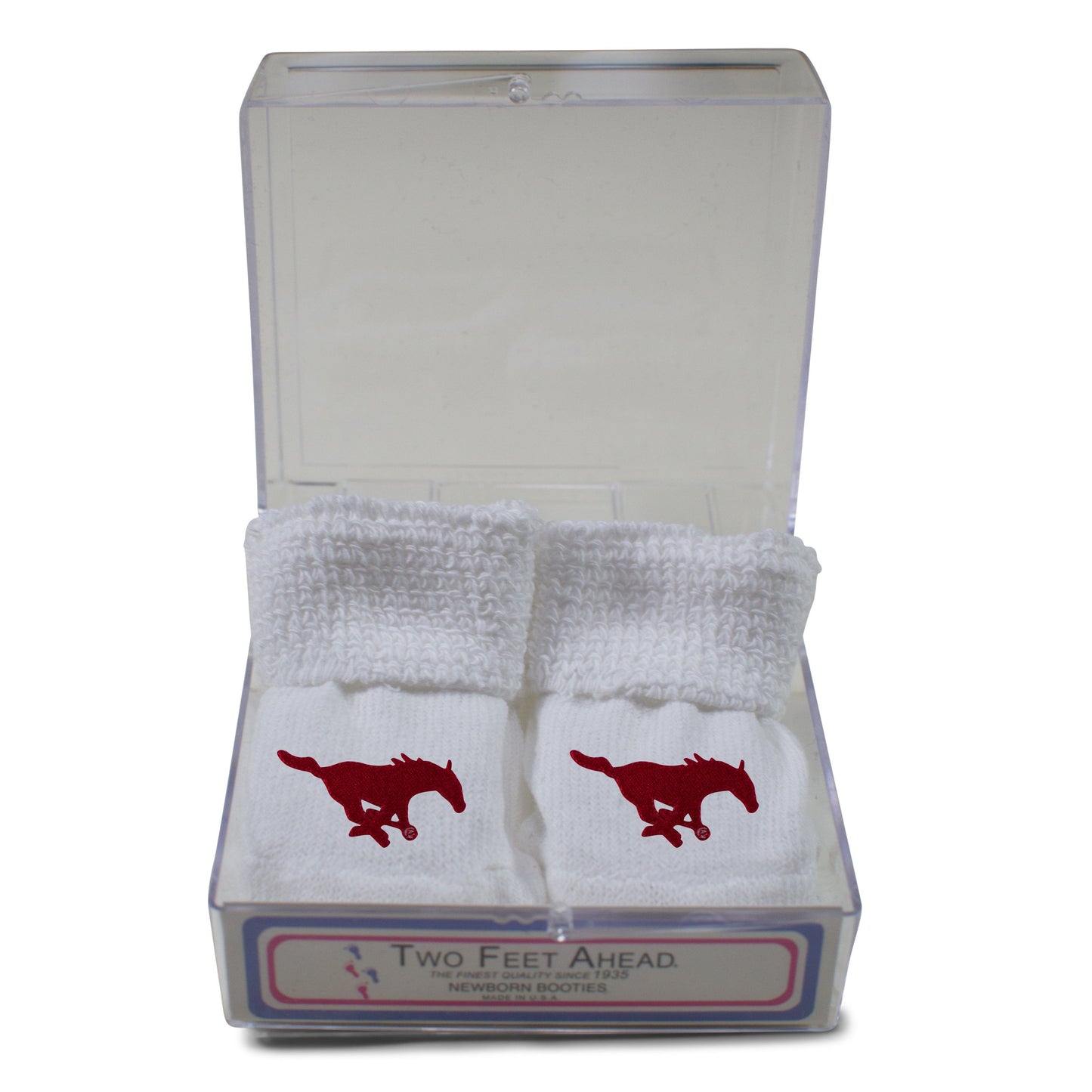Southern Methodist Gift Box Bootie