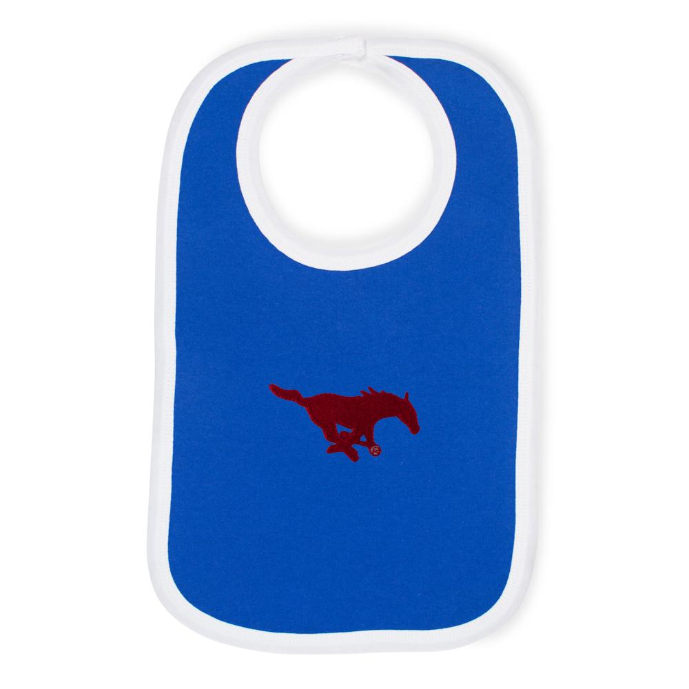 Southern Methodist Knit Bib