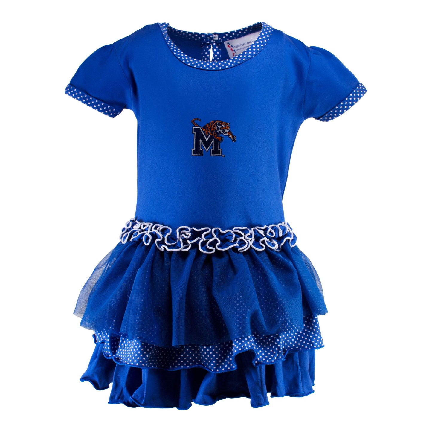 Southern Methodist Pin Dot Tutu Dress