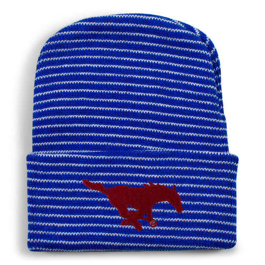 Southern Methodist Stripe Knit Cap