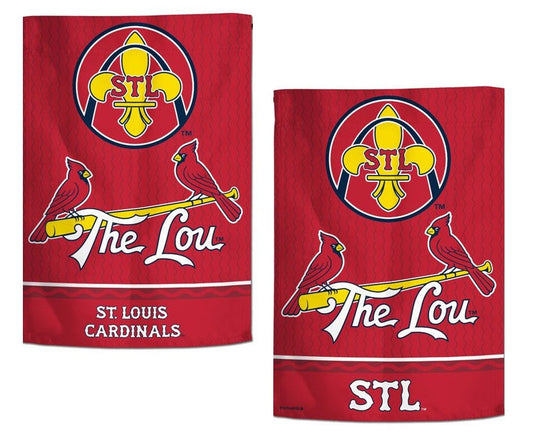 St Louis Cardinals Garden Flag 2 Sided The Lou