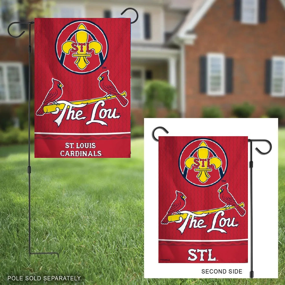 St Louis Cardinals Garden Flag 2 Sided The Lou