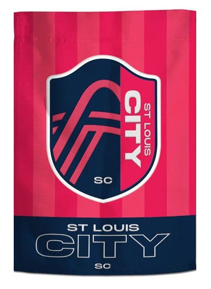 St Louis City Embroidered Garden Flag 2 Sided