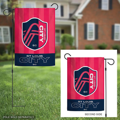 St Louis City Embroidered Garden Flag 2 Sided