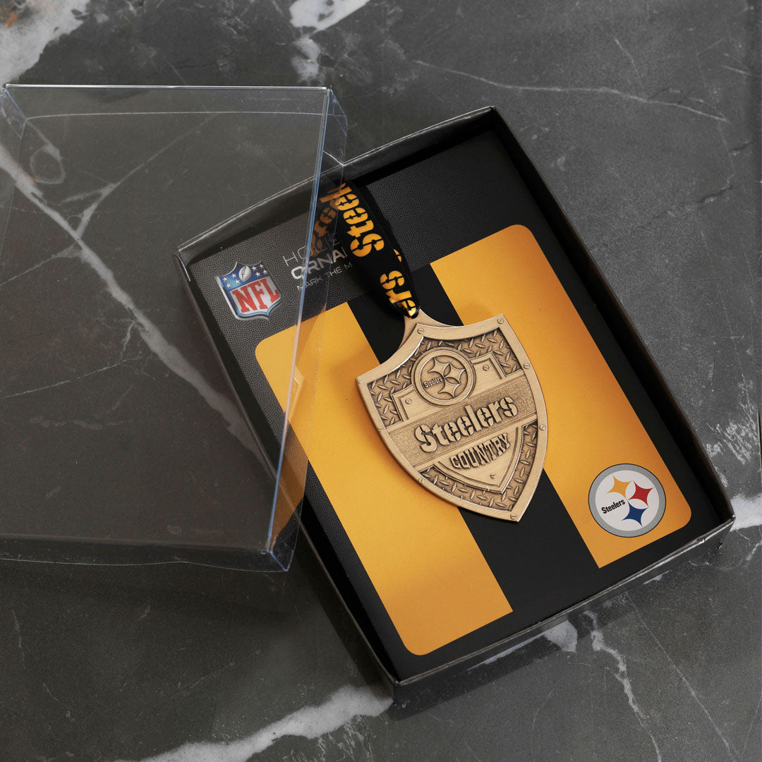 Steelers Country Shield Ornament (Bronze)