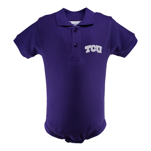 Texas Christian University Golf Shirt Romper