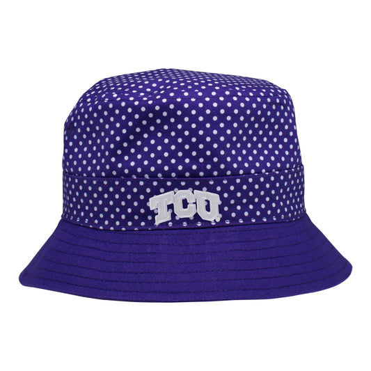 Texas Christian University Pin Dot Bucket Hat
