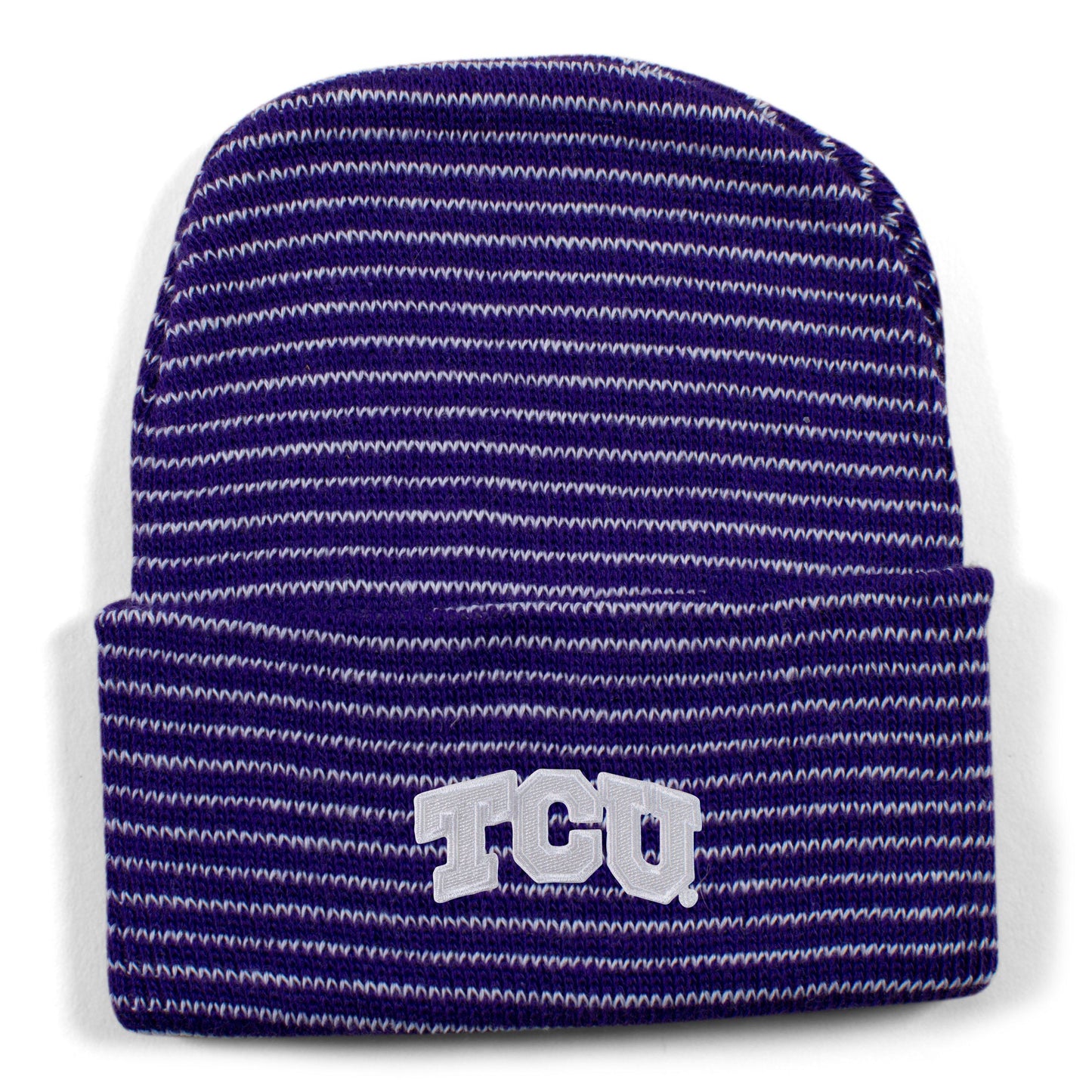 Texas Christian University Stripe Knit Cap
