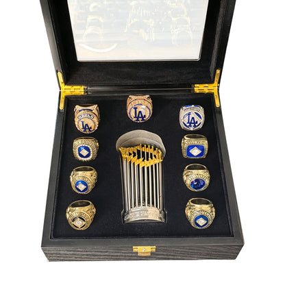 Los Angeles Championship Trophy & 9 Rings Set – Fan Exclusive Collectible Gift