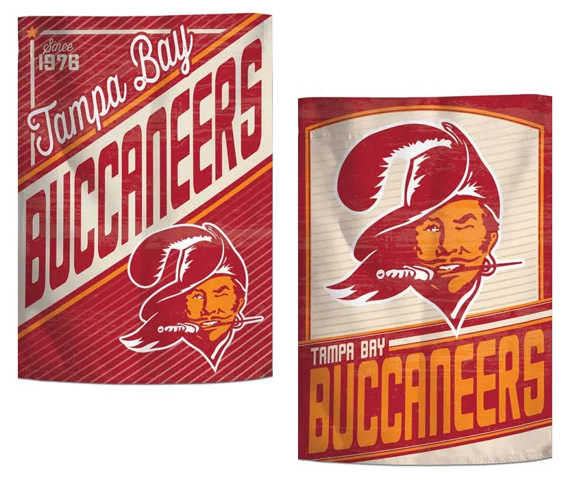 Tampa Bay Buccaneers Garden Flag 2 Sided Classic Logo
