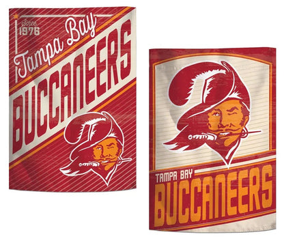 Tampa Bay Buccaneers Garden Flag 2 Sided Classic Logo
