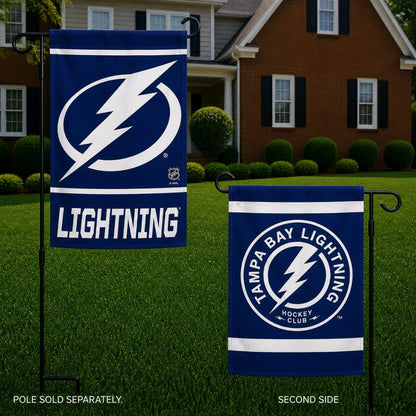 Tampa Bay Lightning Garden Flag 2 Sided Logo