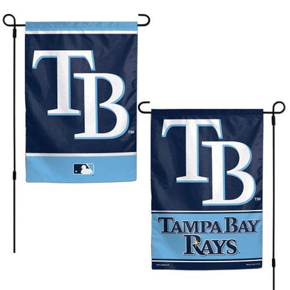 Tampa Bay Rays Garden Flag 2 Sided TB