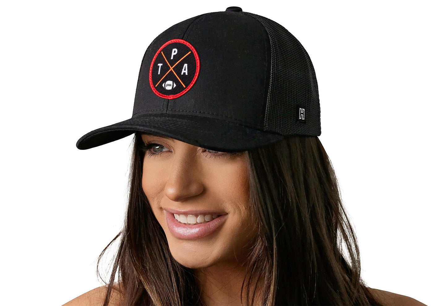 Tampa Bay Trucker Hat  |  Black TPA X Football Snapback