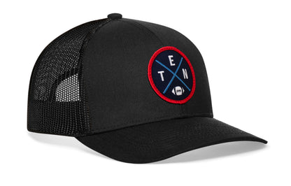 Tennessee Football Trucker Hat  |  Navy Blue TEN X Snapback