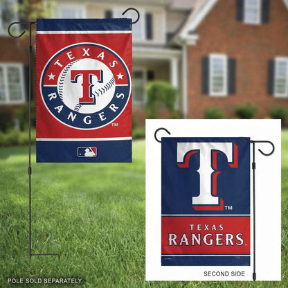 Texas Rangers 2 Sided Garden Flag
