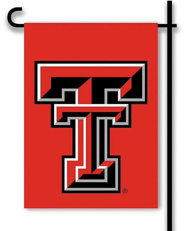 Texas Tech Red Raiders Garden Flag 2 Sided Logo