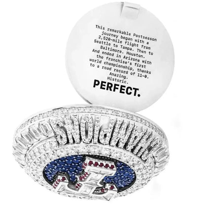 2023 Texas Rangers Baseball Championship Ring Replica – Corey Seager #5 Fan Exclusive Commemorative Collectible Gift