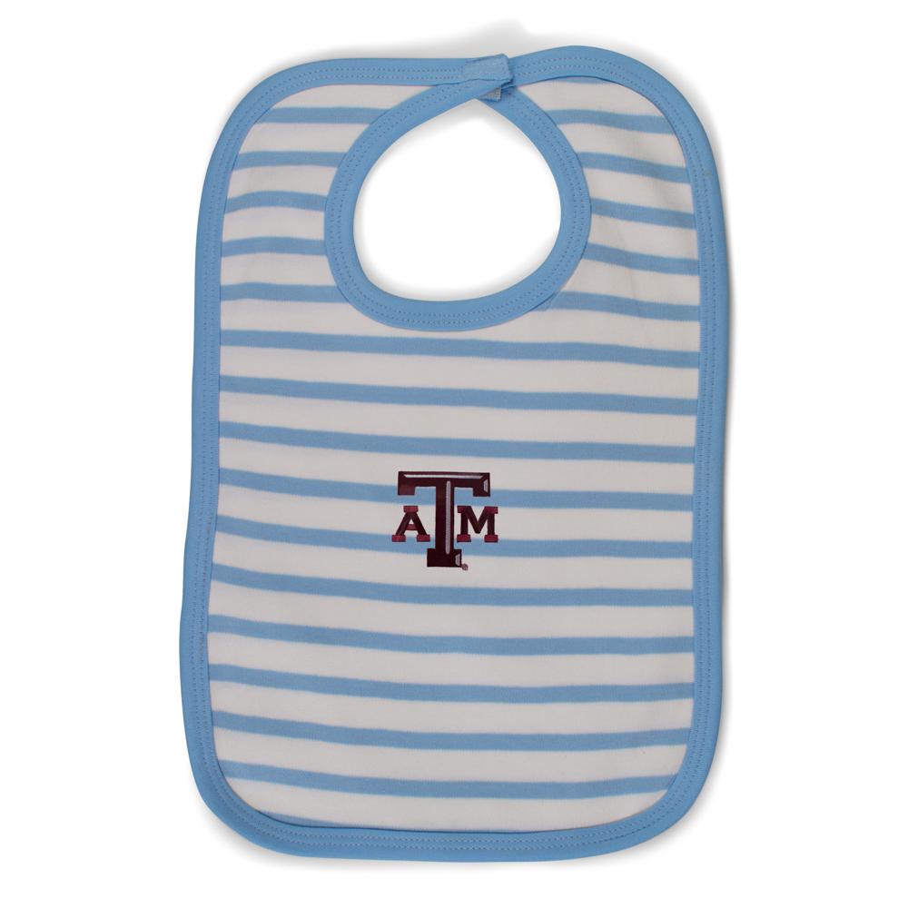 Texas A&M Infant Stripe Knit Bib