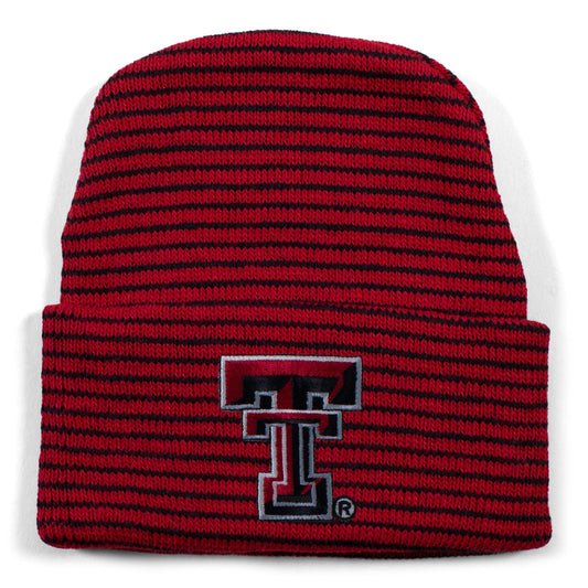 Texas Tech Stripe Knit Cap