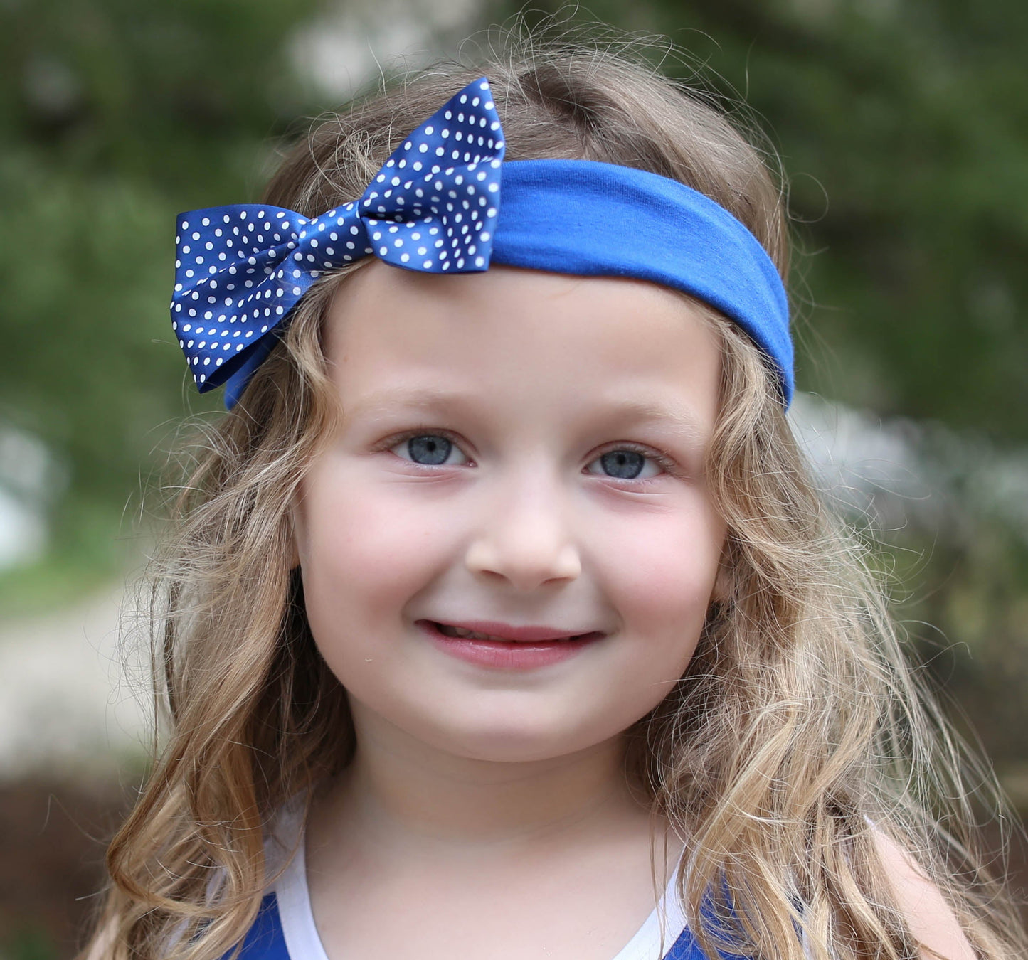 Memphis Girl's Pin Dot Headband