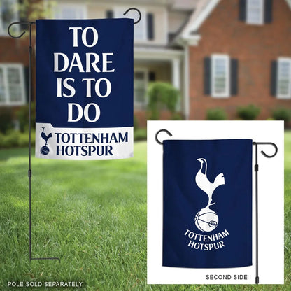 Tottenham Hotspur Garden Flag 2 Sided Logo
