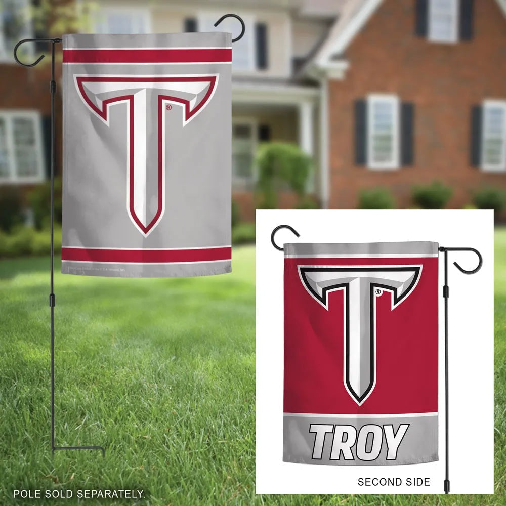 Troy University 2 Sided Garden Flag