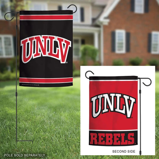 UNLV Rebels 2 Sided Garden Flag Red Black