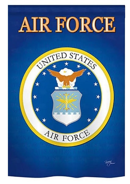 US Air Force 2 Sided Military Garden Flag