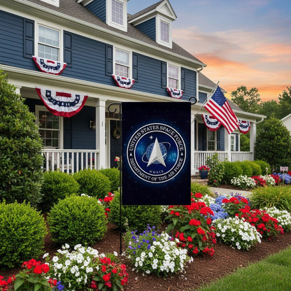 US Space Force Garden Flag 2 Sided